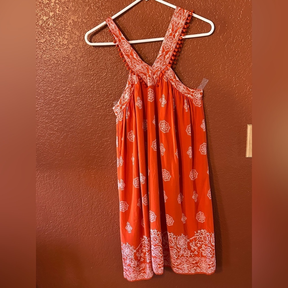 Loft Ann Taylor Ole Swing Pom Pom Floral Halter Dress Size Small New with Tags